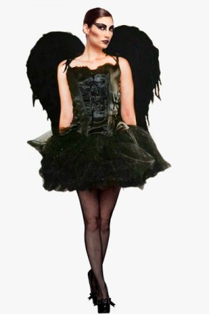 Disfraz de angel negro