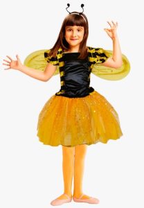 Vestido Abeja Niña Primavera